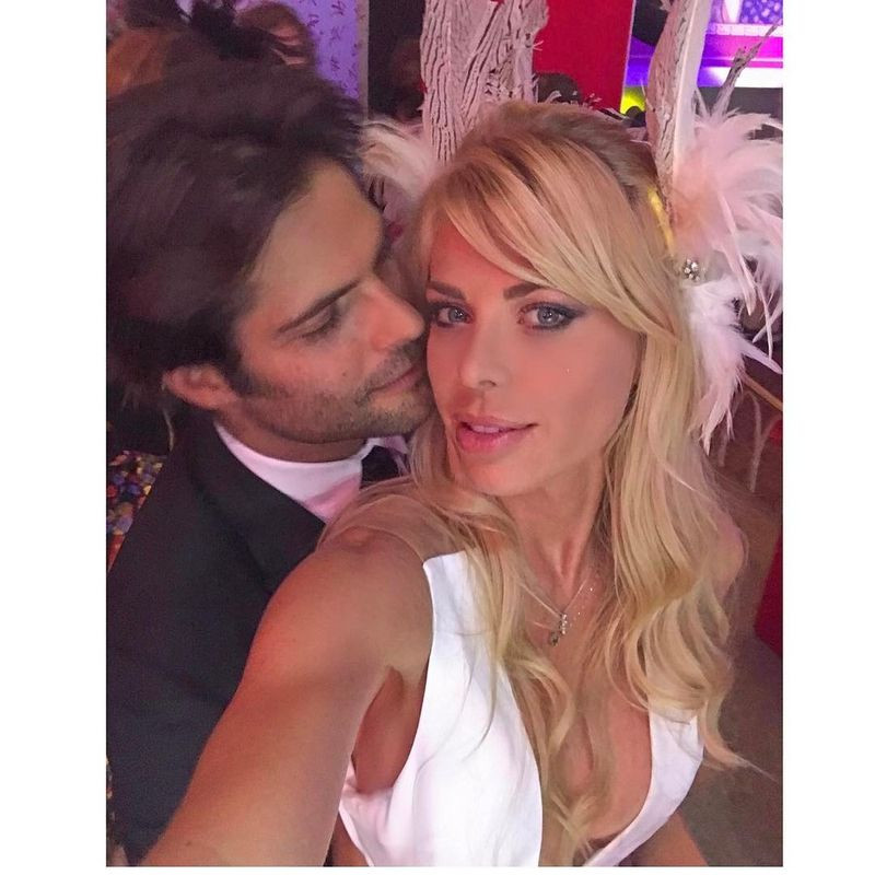 Caroline Bittencourt e o marido, Jorge Sestini — Foto: Reprodução/ Instagram
