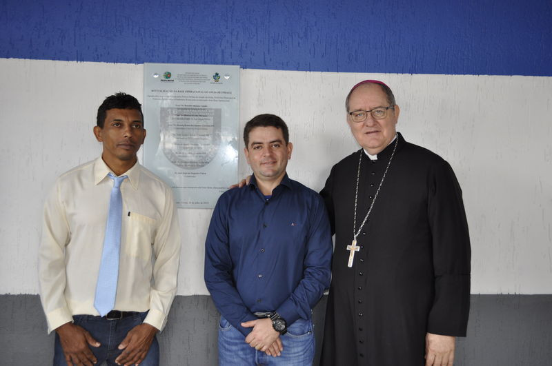 José Augusto ao Centro, Vereador Miro Bike e Bispo Dom Adair