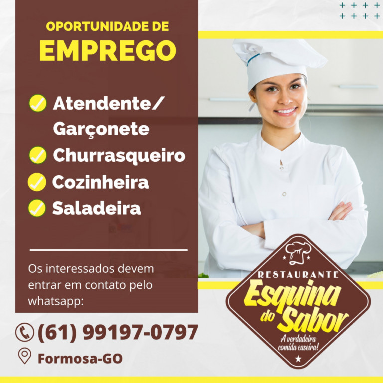 Enviar currículo para (61) 99197-0797