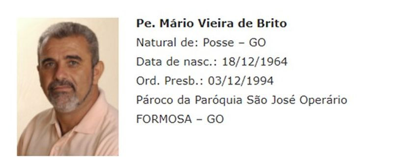 Pe. Mário Vieira de Brito - Formosa GO