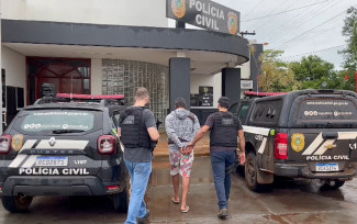 Homem é preso suspeito de atirar em pé de criança ao tentar matar parente em festa infantil, em Itumbiara, Goiás — Foto: Reprodução/Polícia Civil