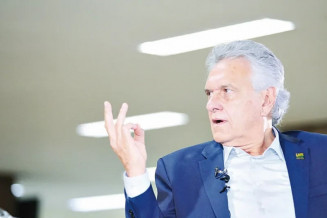 Ronaldo Caiado (DEM): ‘Graças a Deus. Goiás é o único Estado que conseguiu renegociar essas dívidas’ (Foto: Fábio Lima/O Popular)