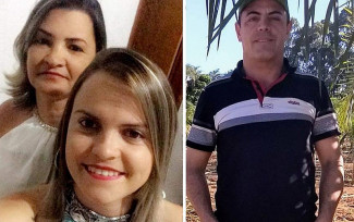 Suzana Matos Vileforte, Jessica Vileforte de Paiva e Denismar Ricardo foram mortos — Foto: Reprodução/Redes sociais