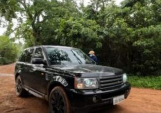 Land Rover utilizada no sequestro. Foto: reprodução Formosa Vip