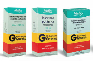 Apresentações da Losartana Potássica produzida pela Sanofi Medley. — Foto: Arquivo