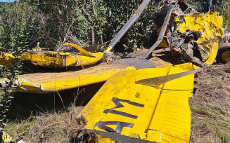 Bombeiros encontram aeronave e piloto em Mineiros (Foto: Divulgação - BMGO)