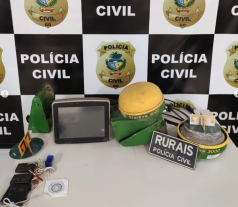 Grupo que roubava produtos agrícolas no MT e revendia em Goiás, foi preso pela PC
