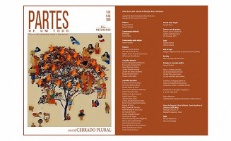 "Partes de um todo - Revista de Educação, Artes e Literaturas" - Edição nº 1, v. 1, 2023. Foto: Reprodução