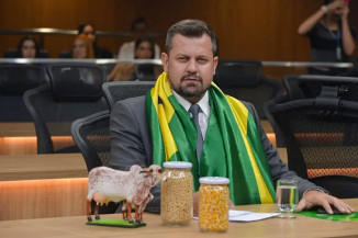 Paulo Trabalho enquanto deputado estadual. Foto: ALEGO