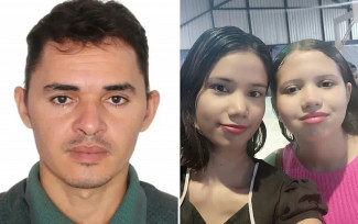 Natan Dias, suspeito de matar a enteada, Dheila Cardoso Dias, ex de Natan, e Gabrielly Cardoso Dias, que morreu esfaqueada, em Barro Alto — Foto: Reprodução/Redes Sociais