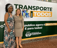 Programa Transporte para Todos de Formosa é destaque em seminário internacional de Brasília