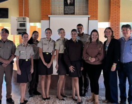 Alunos do Colégio Militar de Formosa apresentam projeto: Trilha do Aprofundamento - "Ser Jovem"