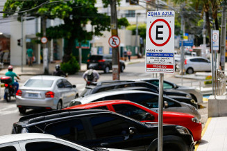 Imagem meramente ilustrativa, foto da área azul na cidade de Fortaleza. Foto: Reprodução Diário do Nordeste