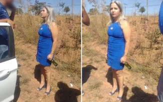 Elaine Chagas, de 45 anos, presa por atropelar e matar o árbitro Edivaldo Marinho em Senador Canedo, Goiás — Foto: Reprodução/Redes Sociais