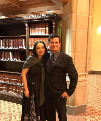 Rosangela e Sergio Moro Foto: Reprodução