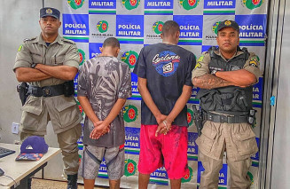 Dupla foi presa após um deles agredir e ameaçar uma ex-namorada