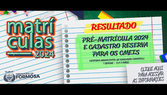 Prefeitura divulga lista com resultado das pré-matrículas para rede municipal