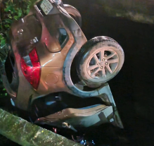 Durante apagão condutor caí com veículo no Setor Vila Bela em Formosa