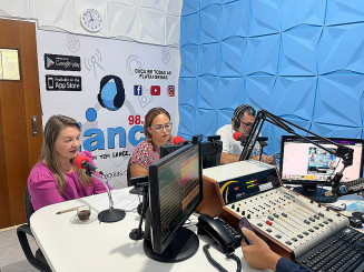 Carol Marques, Michele Guimarães e Maurício Figueiredo. Foto: Assessoria de Comunicação