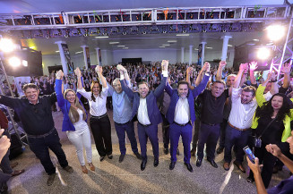 Lançamento oficial da pré-candidatura a prefeito de Décio do Ideal. Foto: Assessoria de Comunicação