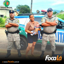 "Heróis de farda", Polícia Militar resgata recém nascido após se engasgar com leite materno, no Distrito de Santa Maria