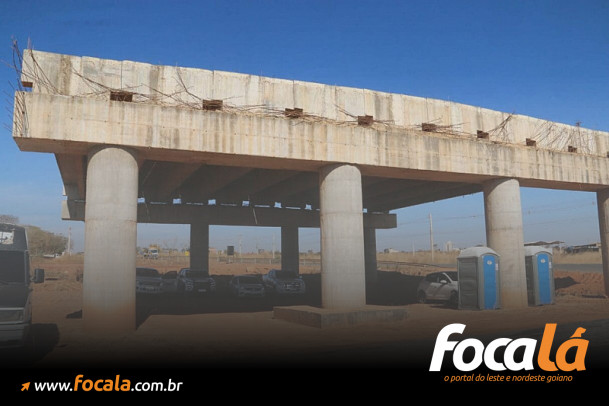 Um dos 8 viadutos que ainda não foram concluídos nas obras da BR-020. Foto: Jota Eurípedes