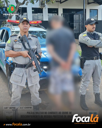 Homem é preso por descumprir medida protetiva e ameaçar ex-companheira em Formosa