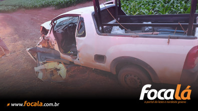 Corpo de Bombeiros atende ocorrência de acidente de trânsito na G0-430