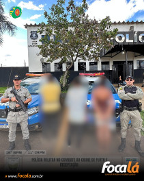 Polícia Militar recupera material furtado e prende suspeitos em Formosa