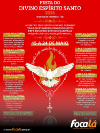 Festa do Divino Espírito Santo movimenta Formosa com programação religiosa e cultural
