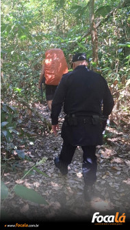 Guarda Municipal realiza abordagem preventiva  em área de mata da Bica