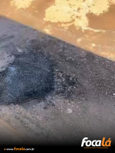 Moradora de Formosa ironiza operação tapa-buracos e critica qualidade do serviço