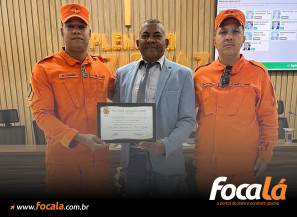 Herói de folga: Câmara de Planaltina homenageia bombeiro que salvou homem de afogamento no Rio Paranã