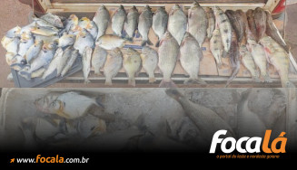 Flores de Goiás: Operação na Barragem do Paranã resulta em prisão, apreensão de redes ilegais e grande quantidade de pescado