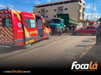 Motorista colide com caminhão estacionado no Setor Nordeste, em Formosa