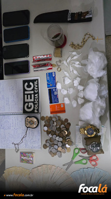 Polícia Civil prende suspeito e apreende drogas avaliadas em mais de R$ 20 mil (vinte mil reais) durante operação em Formosa