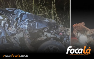 Acidente na GO 114: Colisão entre caminhonete e trator deixa dois feridos em Flores de Goiás