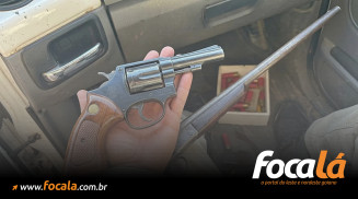 Idoso é preso pelo Batalhão Rural com armas e munições na Zona Rural de Formosa