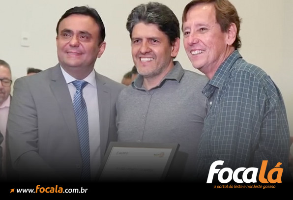 Deputado Cristóvão Tormin, empresário de Formosa e ex-prefeito Pedro Ivo
