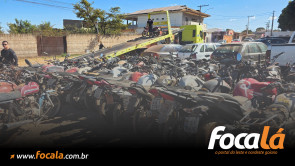 Operação Pátio limpo retirará aproximadamente 200 veículos custodiados pela Polícia Civil em Planaltina de Goiás