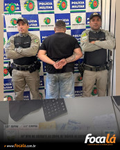 Suspeito é preso por tráfico de drogas durante ação do 16º BPM no Setor Nordeste, em Formosa