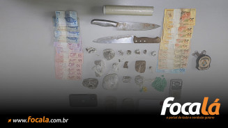 Polícia Civil prende em flagrante traficante com vários tipos de drogas na Lagoa dos Santos em Formosa