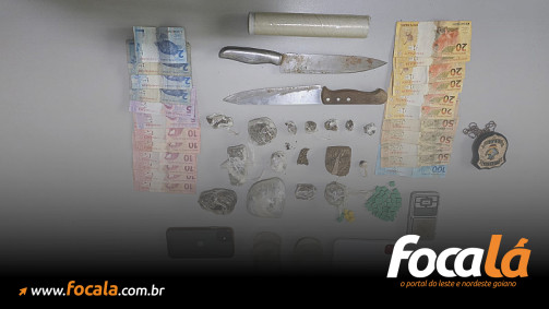 Polícia Civil prende em flagrante traficante com vários tipos de drogas na Lagoa dos Santos em Formosa