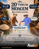 Formosa recebe feira da moagem, feira da farinha e tecelagem entre os dias 15 e 19 de julho