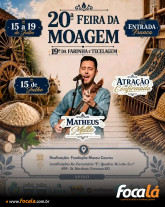 Formosa recebe feira da moagem, feira da farinha e tecelagem entre os dias 15 e 19 de julho