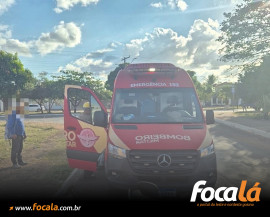 Homem fica ferido após cair de mobilete no Setor Ferroviário, em Formosa