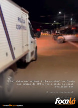 Indivíduo com extensa ficha criminal confronta a CPE e acaba morto em Planaltina de Goiás