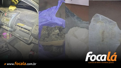 Tráfico de drogas na GO 118: Homens tentam fugir de acidente e são presos com drogas no painel