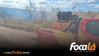 Incêndio em vegetação é controlado na Vila Marilac, em Formosa