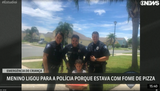 Nos Estados Unidos, menino liga para a polícia porque estava com fome de pizza